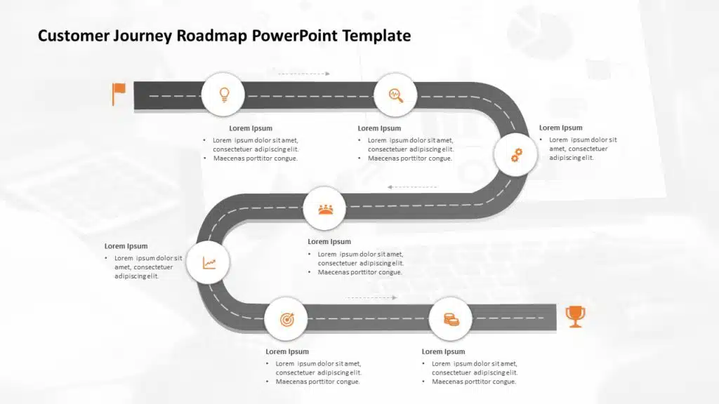 Customer Journey Roadmap PowerPoint Template