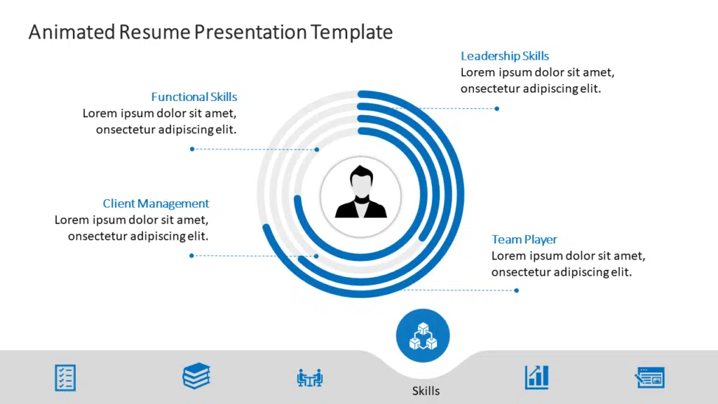 Shows Animated Resume Template