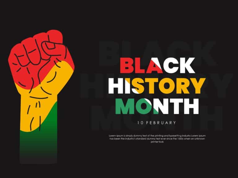 Black History Month PowerPoint Template & Google Slides Theme