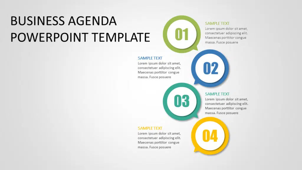 Business Agenda PowerPoint Template