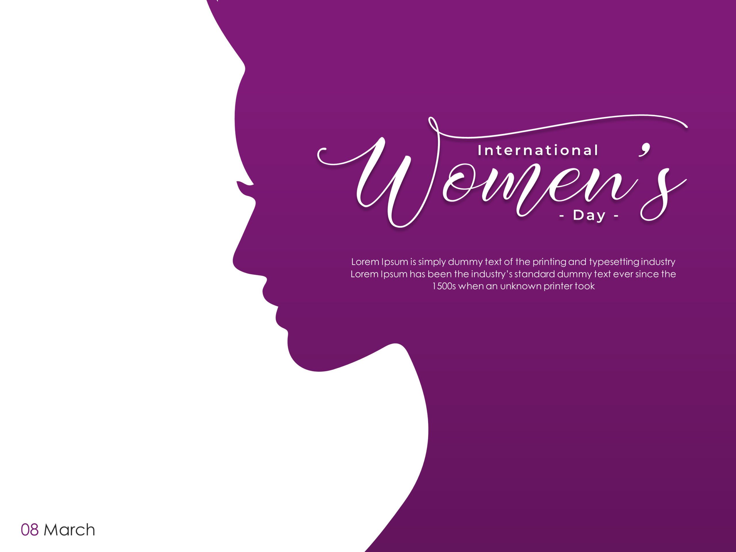 International Women’s Day PowerPoint Template & Google Slides Theme
