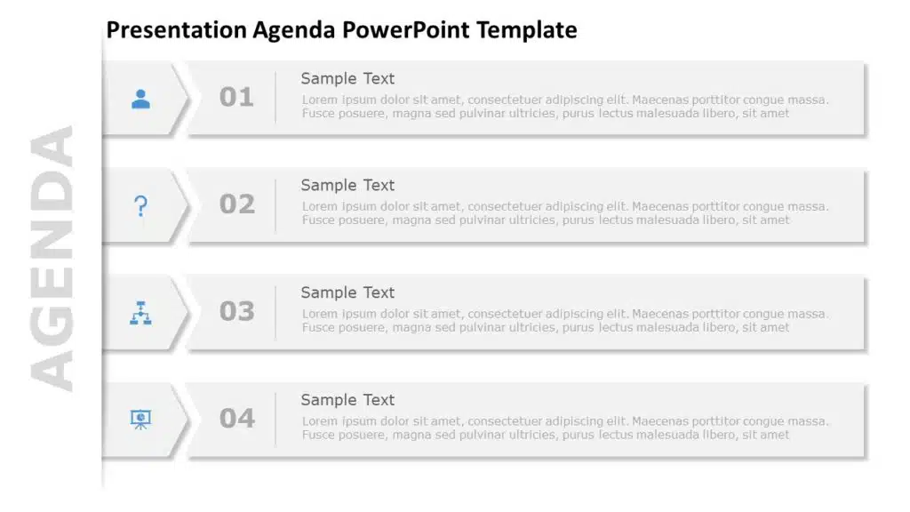 Presentation Agenda PowerPoint Template