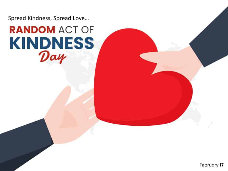 Random Act of Kindness Day PowerPoint Template