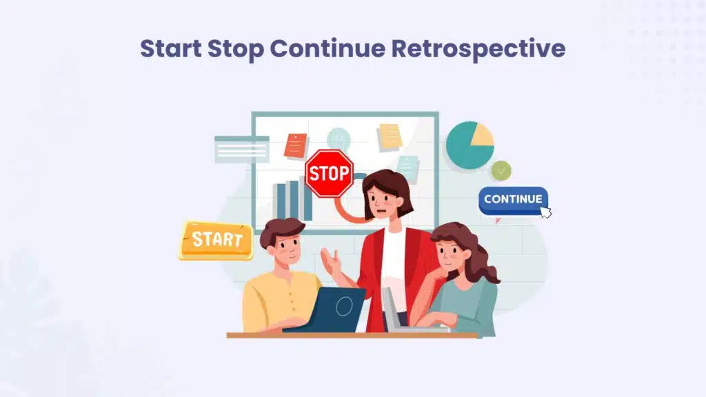 Shows What is Start Stop Continue Retrospective
