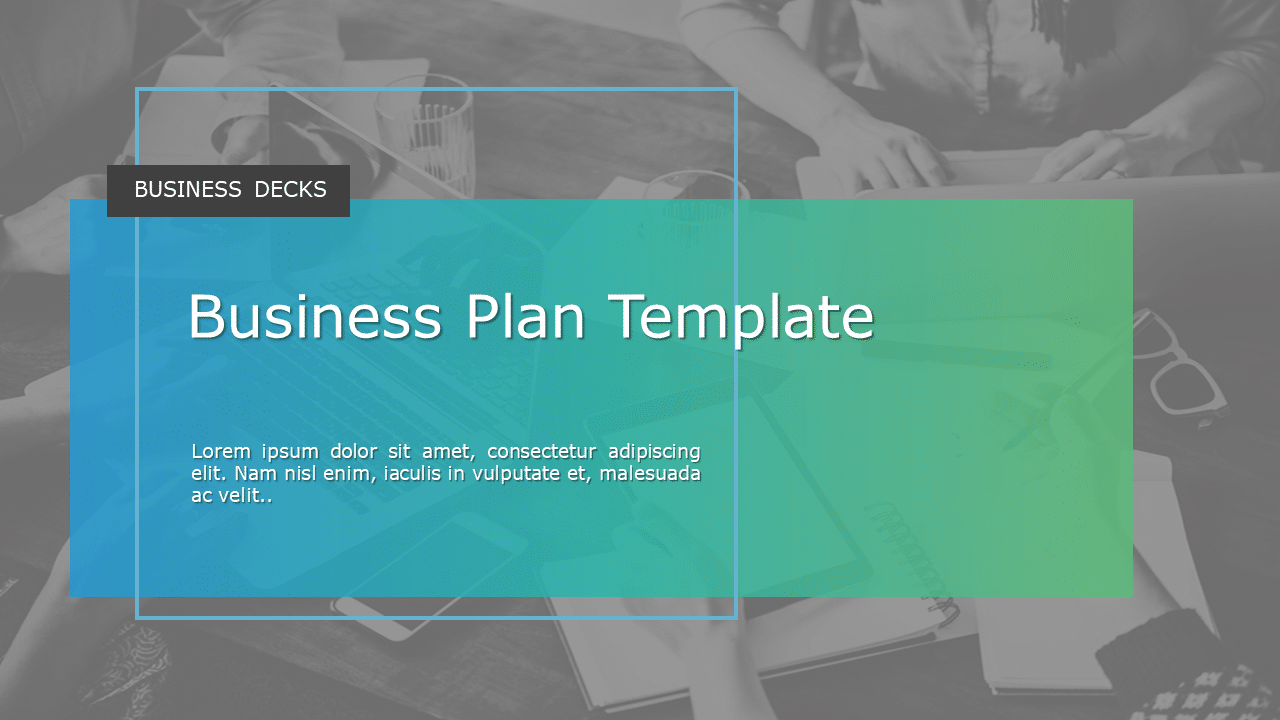 Business Plan Google Slides Theme