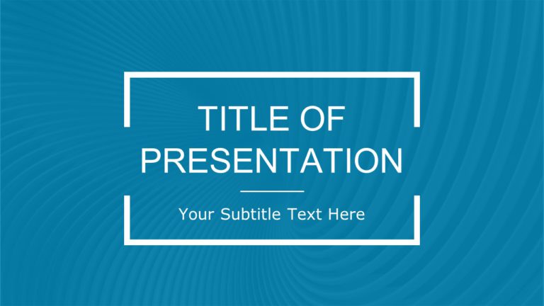 Company Presentation PowerPoint Background & Google Slides Theme