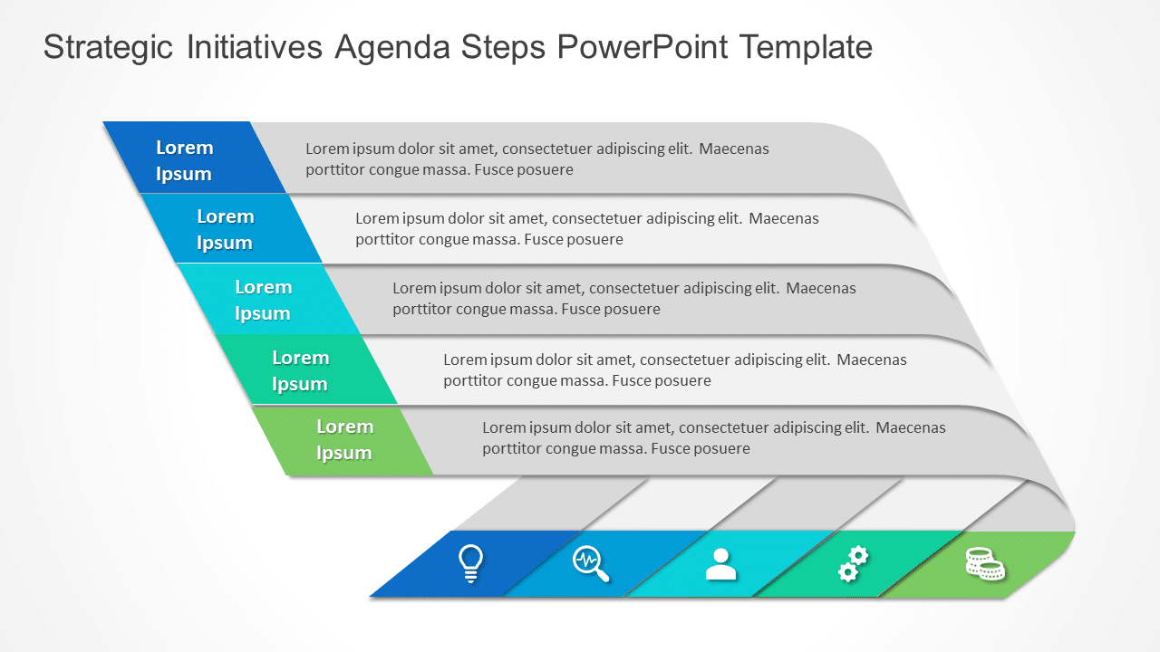 Strategic Initiatives Agenda Slide Design & Google Slides Theme