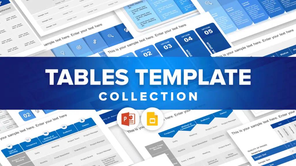 Table Templates Collection