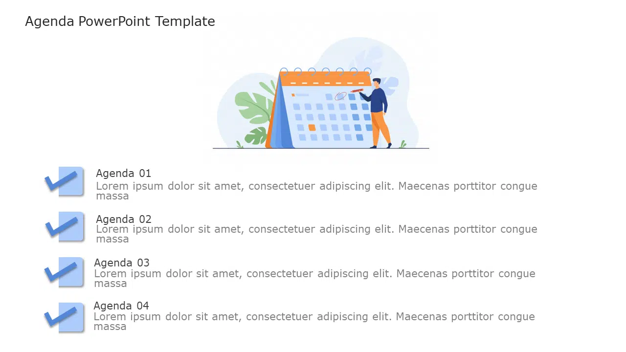 Agenda Slides Template PowerPoint 02 & Google Slides Theme