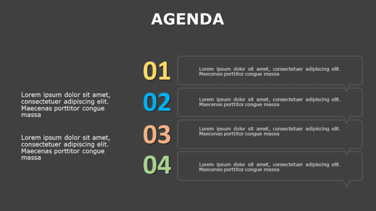 Agenda Template for PowerPoint & Google Slides 13 Theme