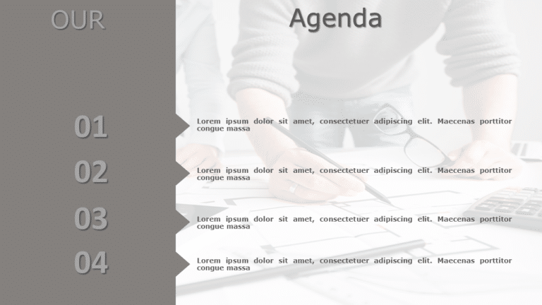 Agenda 18 PowerPoint Template & Google Slides Theme