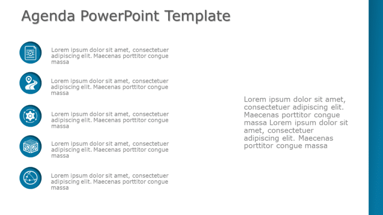 Agenda 22 PowerPoint & Google Slides Template Theme