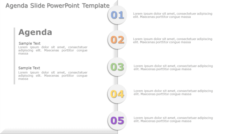 Agenda Slide 06 PowerPoint Template & Google Slides Theme