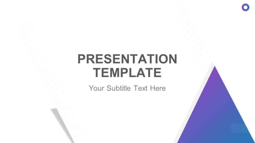 Blue Background PowerPoint Template