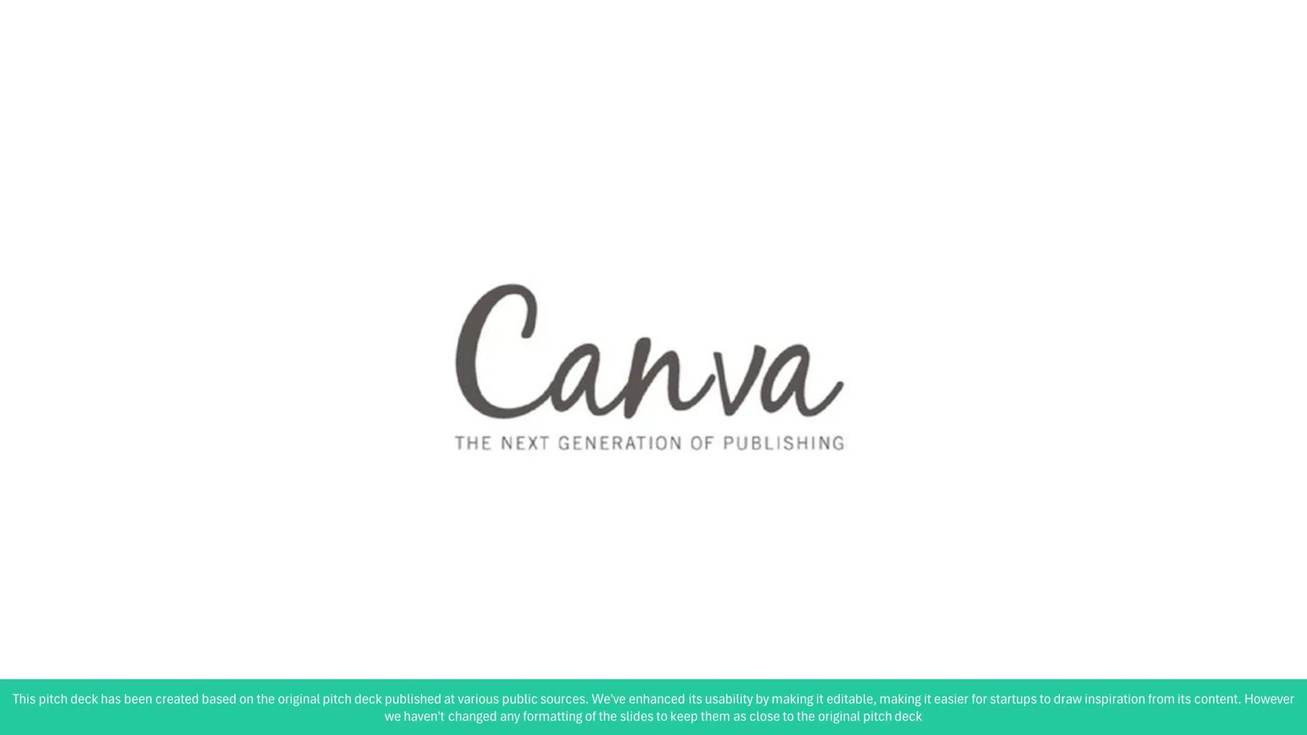 Canva Seed Pitch Deck & Google Slides Theme