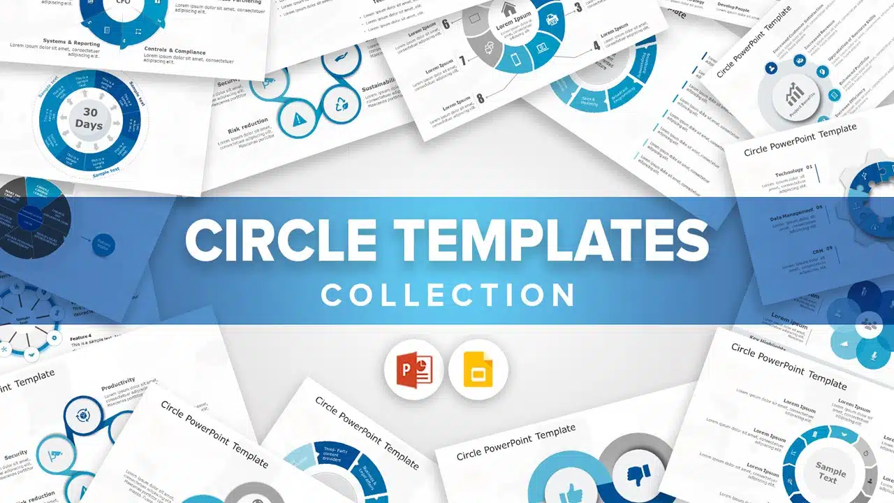 Circle Shape Template Collection for PowerPoint & Google Slides Theme