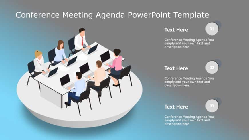 Conference Meeting Agenda PowerPoint Template