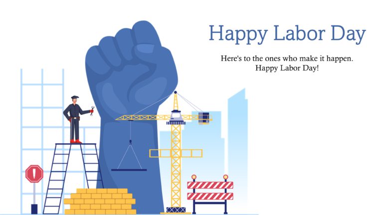 Happy Labor Day PowerPoints Template & Google Slides Theme