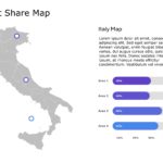 Italy Map PowerPoint Template 8 & Google Slides Theme