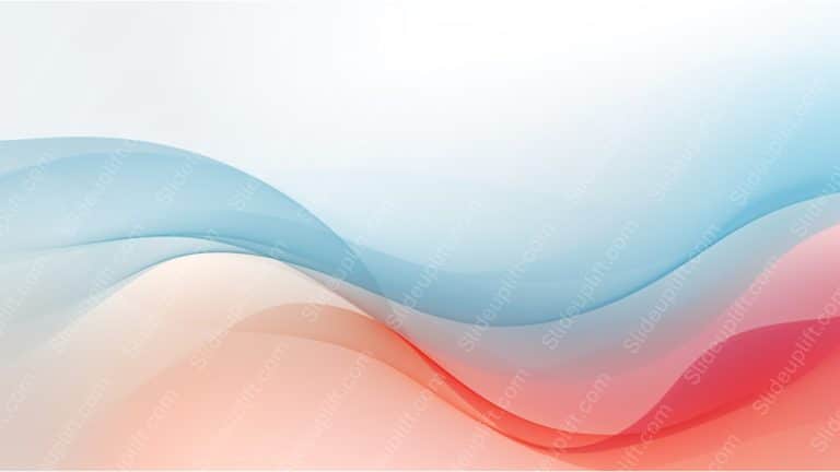 Blue Pink Waves background image & Google Slides Theme