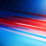 Blue Red Gradient Lines background image & Google Slides Theme