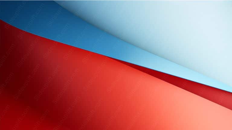 Blue Red Swooping Curves background image & Google Slides Theme