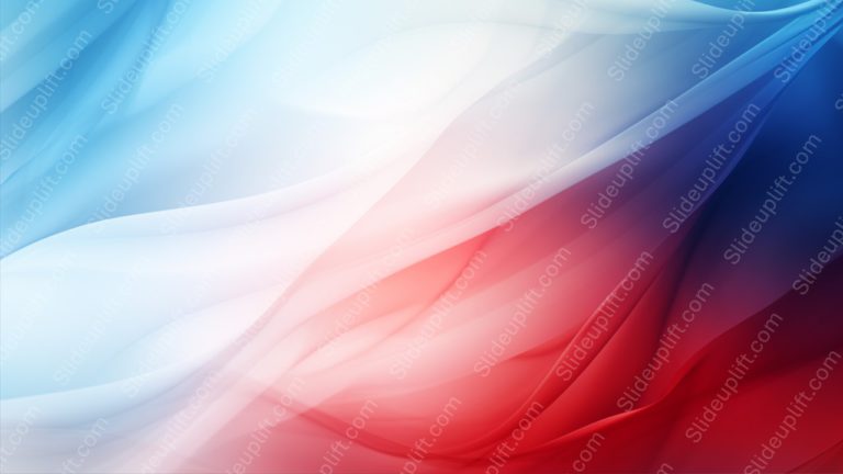 Blue to Red Gradient Waves background image & Google Slides Theme