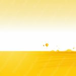 Golden yellow woman and balloons background image & Google Slides Theme