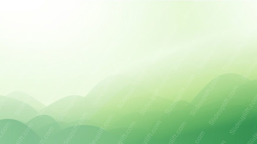 Light to Dark Green Wavy Lines background image