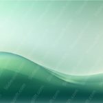 Mint Green Waves background image & Google Slides Theme