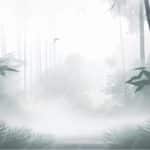 Misty Greens Bamboo Forest background image & Google Slides Theme