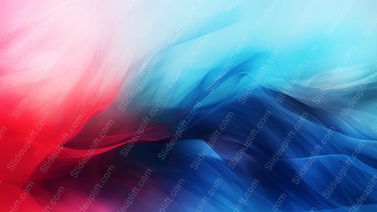 Red to Blue Gradient Geometric Lines background image & Google Slides Theme