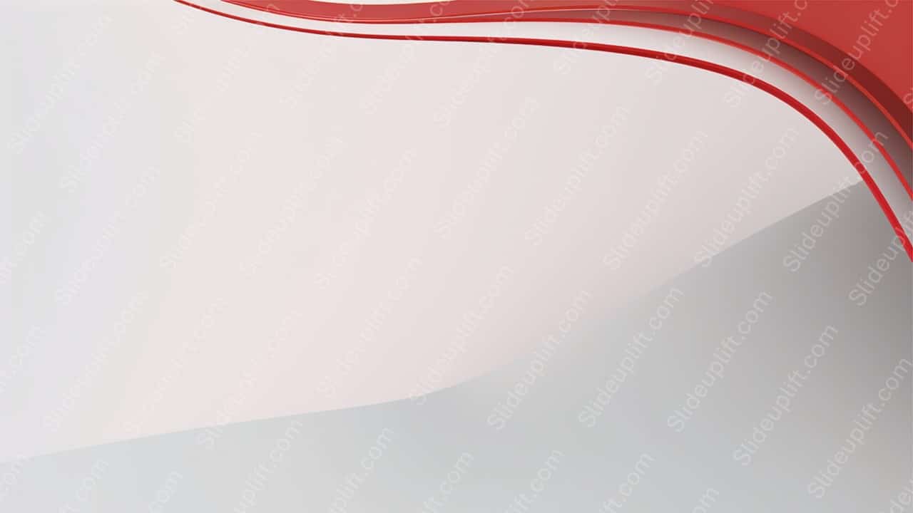 Red White Curves background image & Google Slides Theme