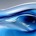 Sapphire Waves Gradient background image & Google Slides Theme