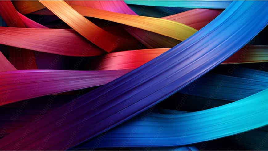 Vibrant ribbons background image