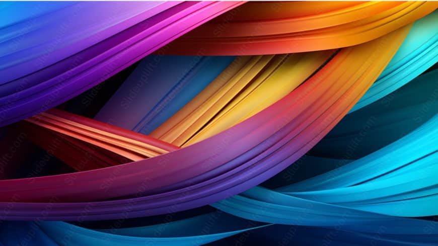 Vivid ribbons background image