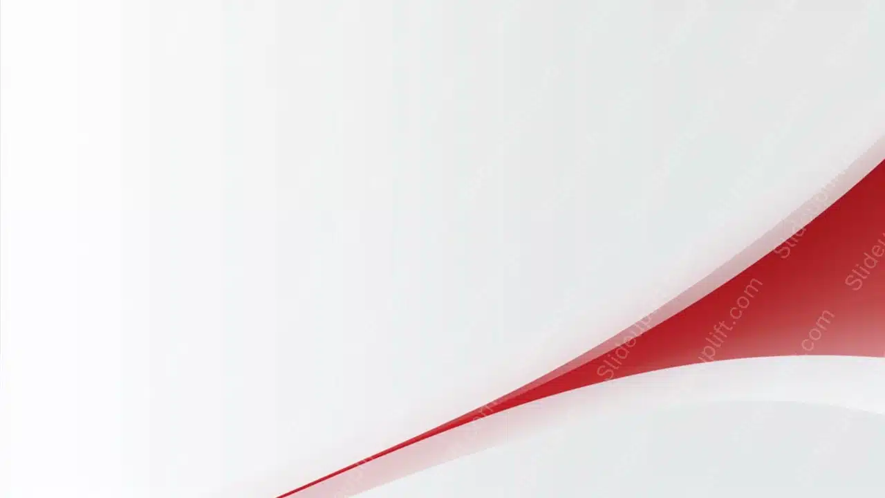 White Red Curving Lines background image & Google Slides Theme