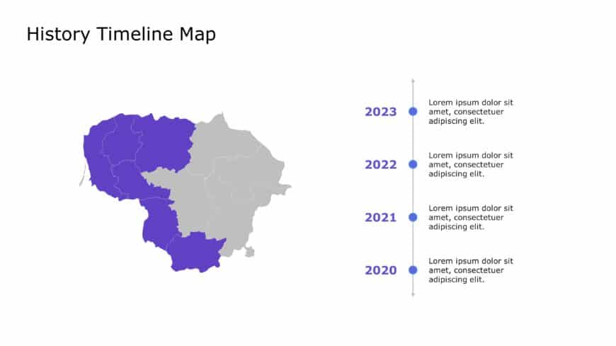 Lithuania Map PowerPoint Template 6