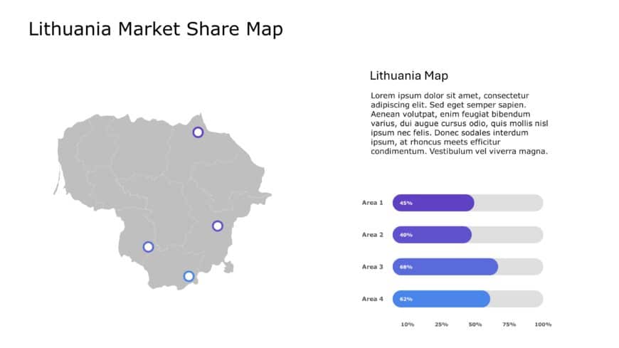 Lithuania Map PowerPoint Template 8