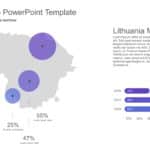 Lithuania Map PowerPoint Template 9 & Google Slides Theme