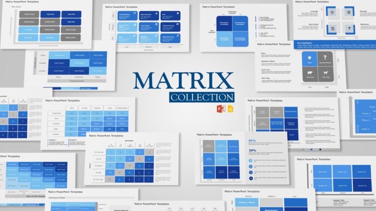 Matrix Template Collection for PowerPoint and Google Slides Theme