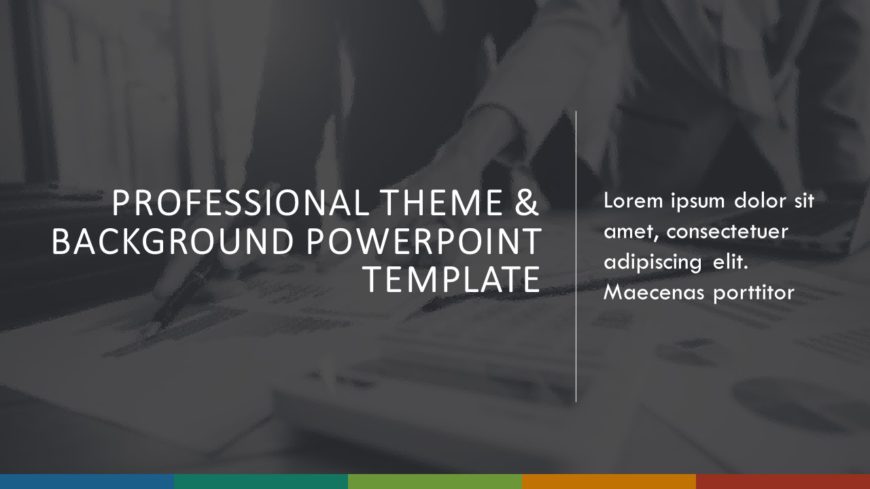 Professional Theme & Background PowerPoint Template