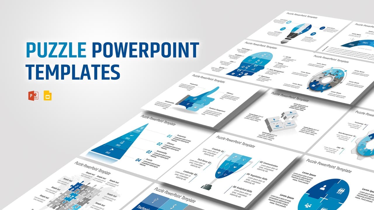 Puzzle Templates Collection for PowerPoint & Google Slides Theme