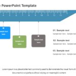 Ruler Timeline PowerPoint Template for MS PowerPoint & Google Slides Theme