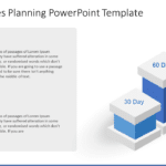 30 60 90 day sales planning PowerPoint Template & Google Slides Theme