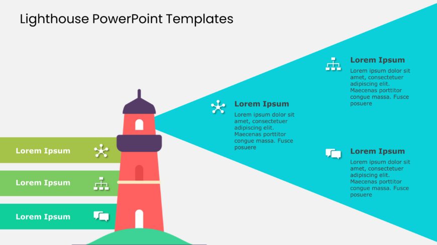 Animated Lighthouse PowerPoint Template