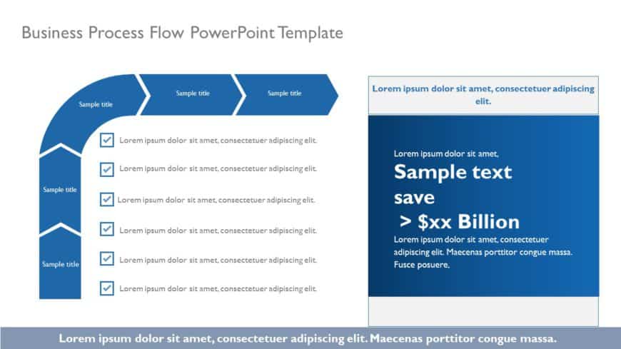 Business Process Flow PowerPoint Template