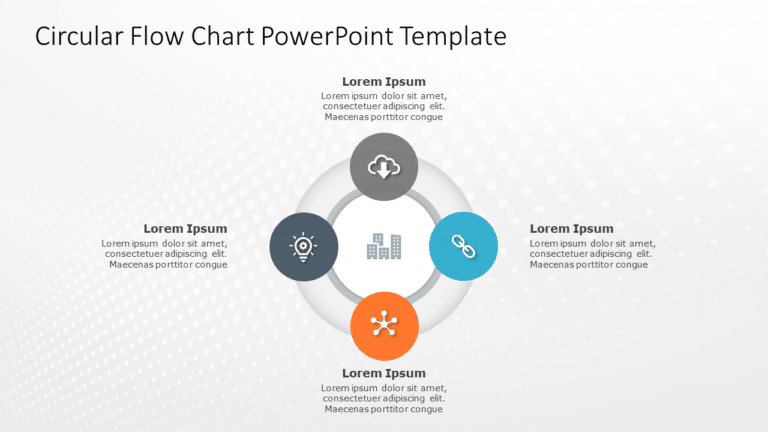 Circular Flow Chart PowerPoint Template 2 & Google Slides Theme