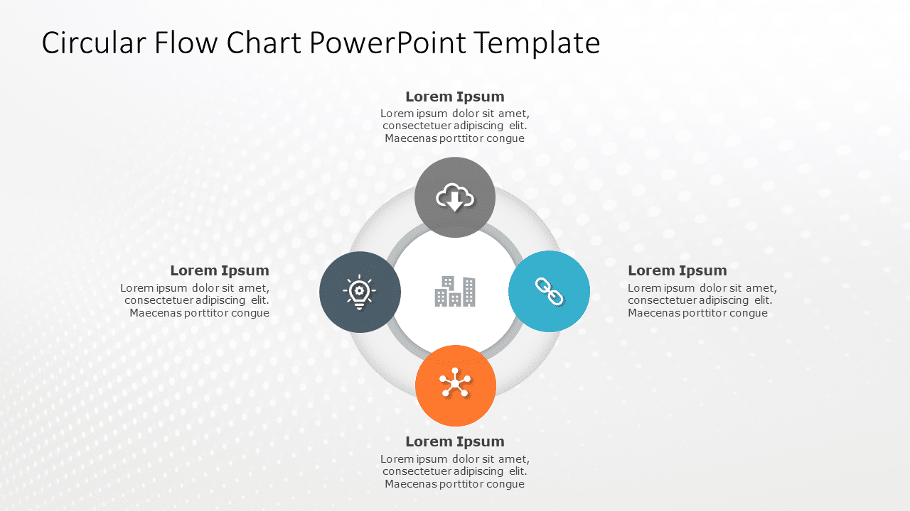 Circular Flow Chart PowerPoint Template 2 & Google Slides Theme