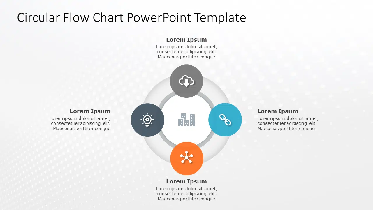 Circular Flow Chart PowerPoint Template 2 & Google Slides Theme